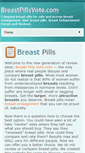 Mobile Screenshot of breastpillsvote.com